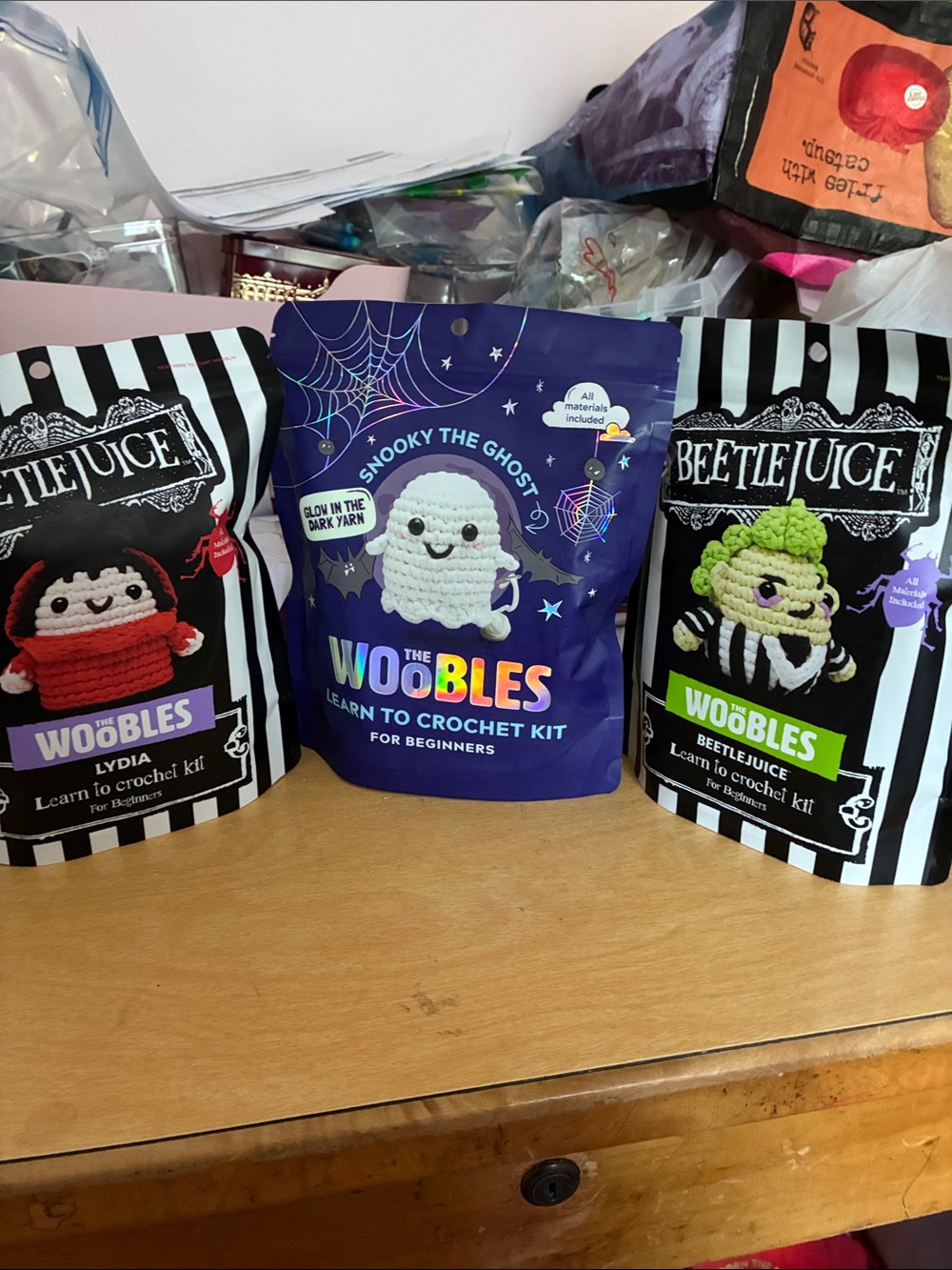 Woobles Snooky the Ghost Crochet Kit - White